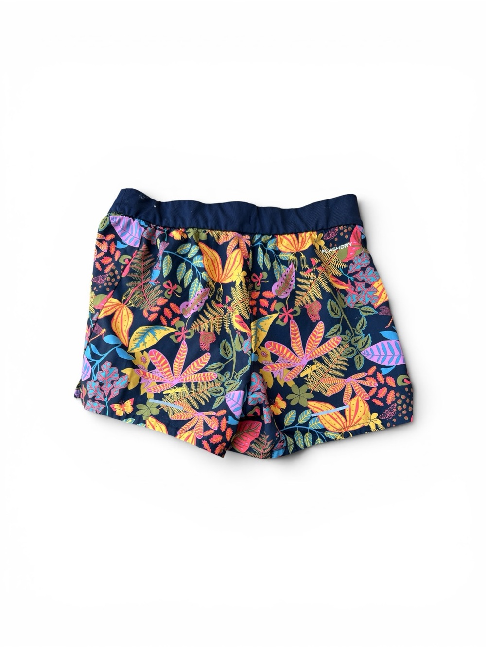 The North Face Girls Large Floral Running Shorts Tropical Print Athletic L - Picture 1 of 5